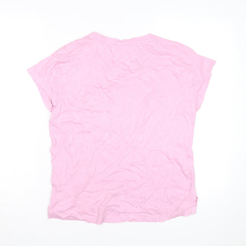 Puma Women's Pink Basic Sports T-Shirt Size 10