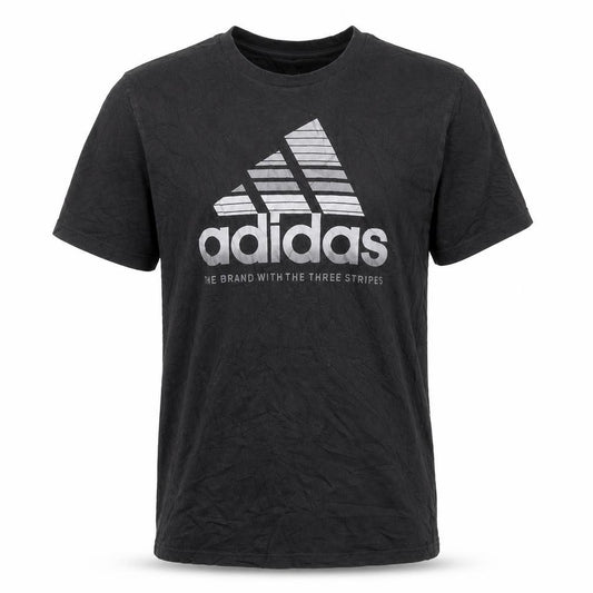 Adidas Men's Black XS Graphic Sports Cotton T-Shirt