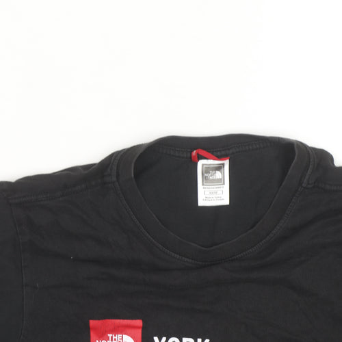 The North Face Men's Black York Graphic Cotton T-Shirt Size L