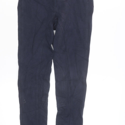 Requisite Womens Navy Blue Size 8 Riding Breeches Stretch Cotton