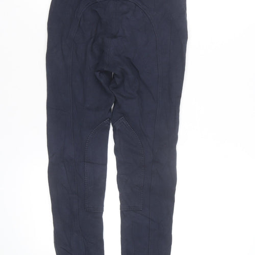 Requisite Womens Navy Blue Size 8 Riding Breeches Stretch Cotton