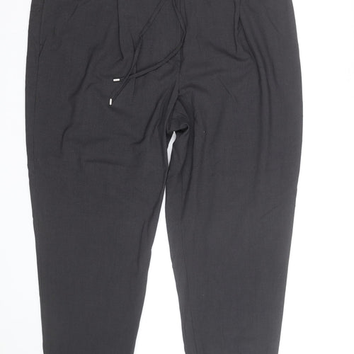 Marks and Spencer Women’s Black Cropped Tapered Trousers Size 20
