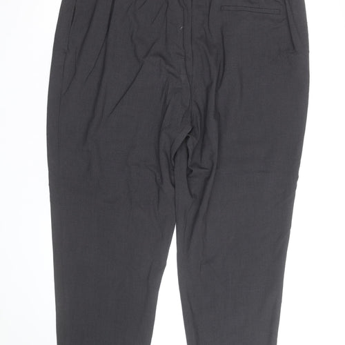 Marks and Spencer Women’s Black Cropped Tapered Trousers Size 20