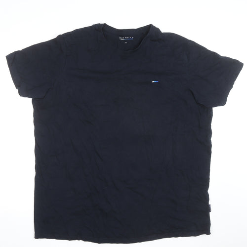 BadRhino Men’s Black 3XL Crew Neck Cotton T-Shirt