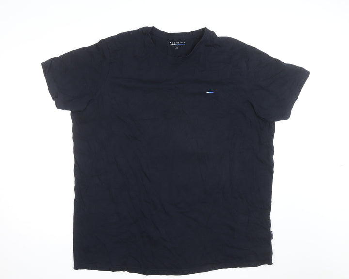 BadRhino Men’s Black 3XL Crew Neck Cotton T-Shirt