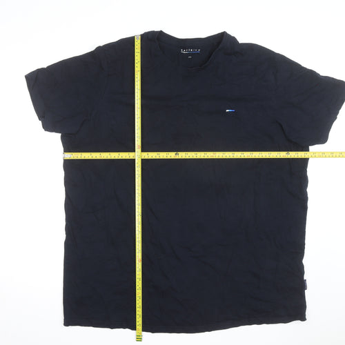 BadRhino Men’s Black 3XL Crew Neck Cotton T-Shirt