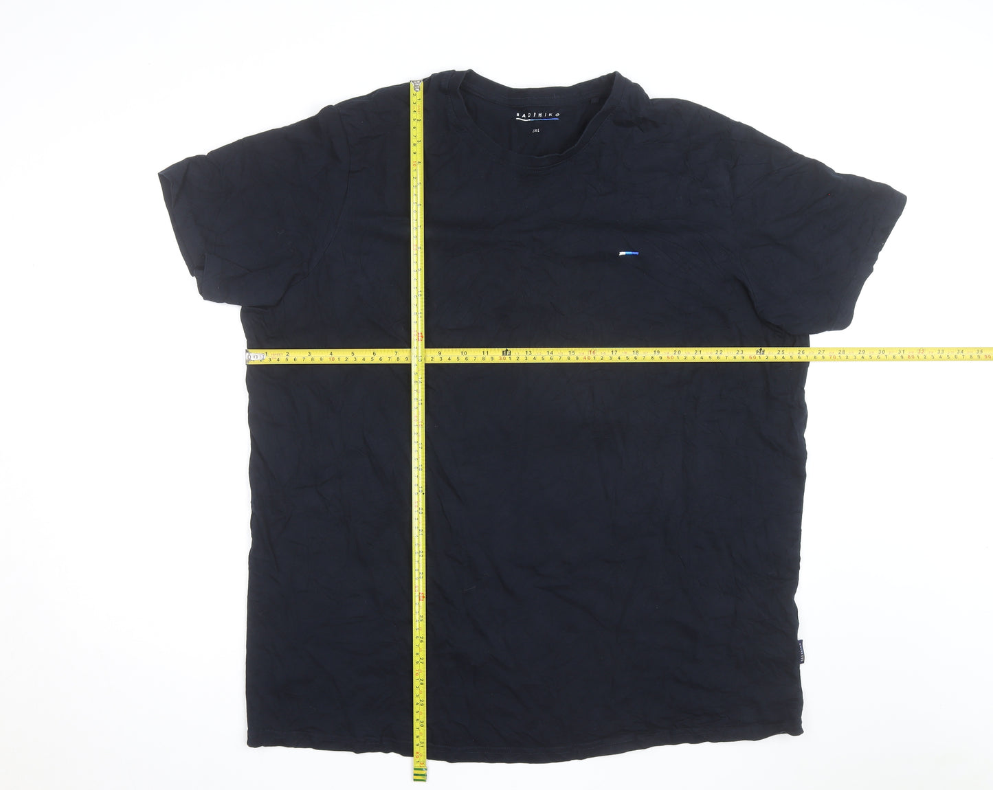 BadRhino Men’s Black 3XL Crew Neck Cotton T-Shirt
