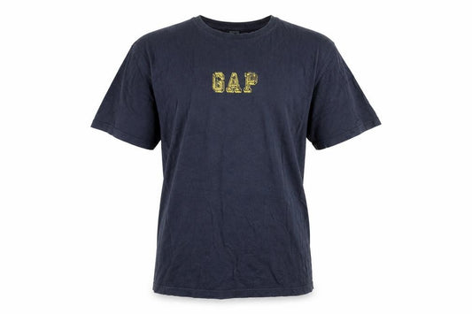 GAP Men’s Blue XL Logo Graphic Cotton Crew Neck T-Shirt