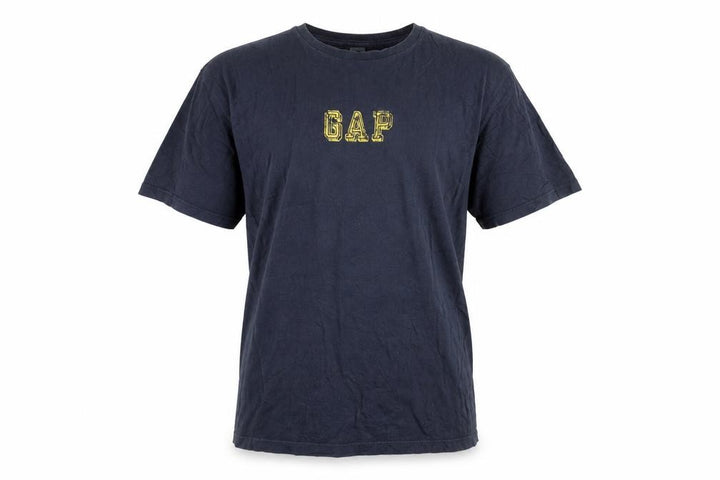 Gap Men’s Blue XL Logo Graphic Cotton Crew Neck T-Shirt