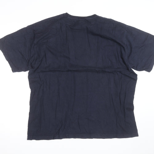 GAP Men’s Blue XL Logo Graphic Cotton Crew Neck T-Shirt
