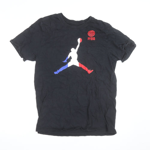 Nike Men's Black FFBB Jumpman Graphic T-Shirt Size L