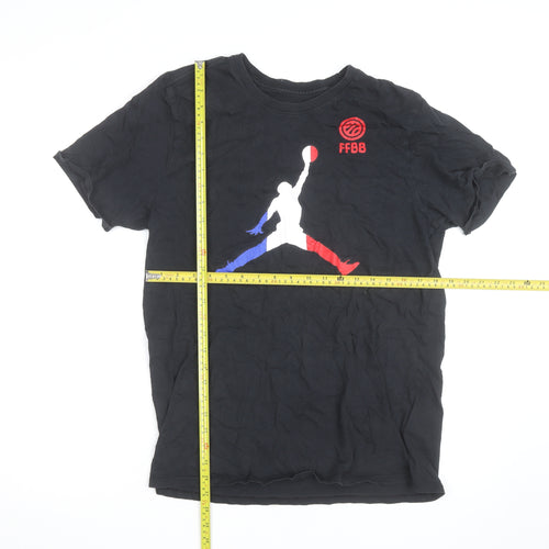 Nike Men's Black FFBB Jumpman Graphic T-Shirt Size L