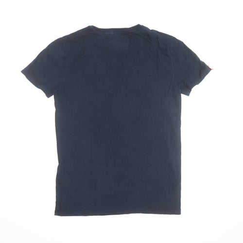 Superdry Men's Navy Blue Vintage Logo T-Shirt Size S Cotton