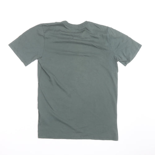 Nike Men's Green Dri-FIT Athletic Cut Short Sleeve Sports T-Shirt S