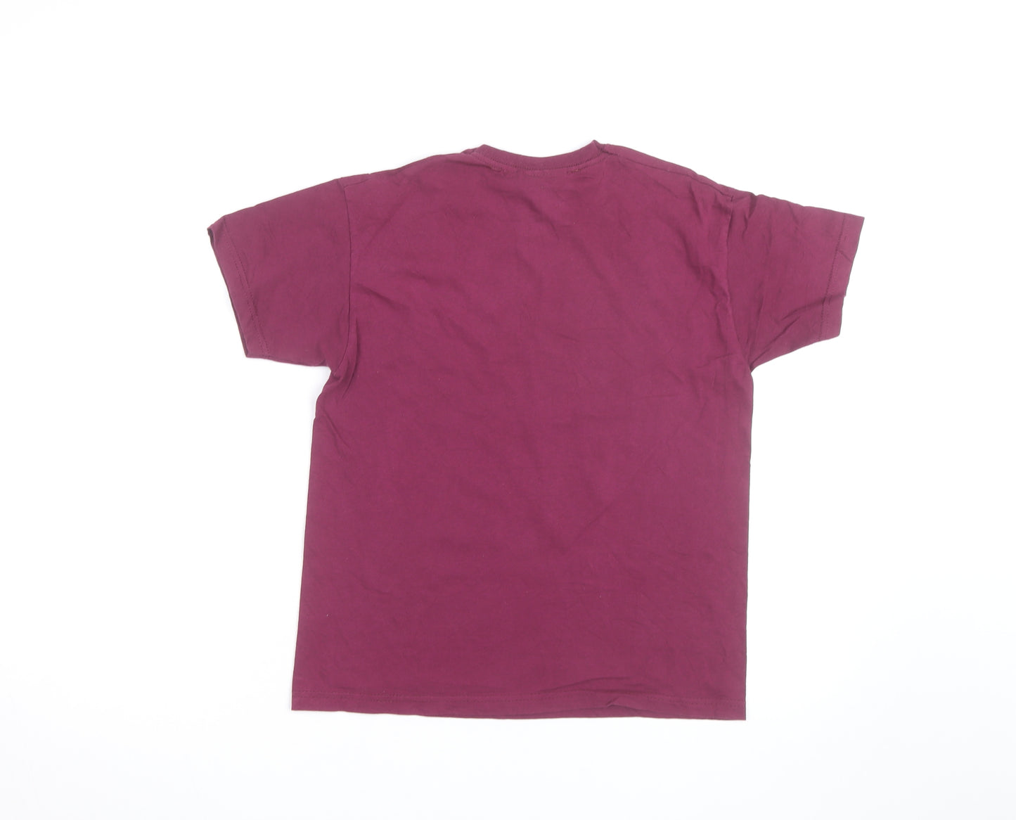 Harry Potter Boys Burgundy Platform 9¾ T-Shirt Medium Short Sleeve 100% Cotton