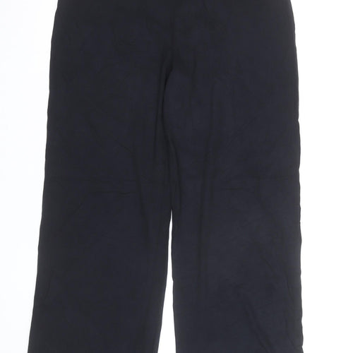 Marks and Spencer Women’s Black Jersey Straight Leg Trousers Size 14