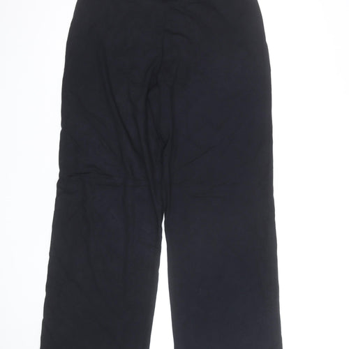 Marks and Spencer Women’s Black Jersey Straight Leg Trousers Size 14