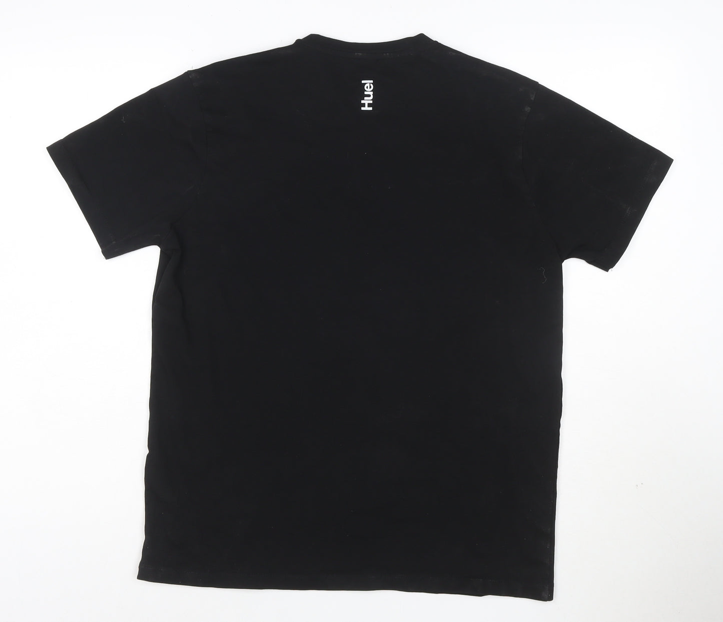 Huel Unisex Black Cotton Crew Neck Short Sleeve T-Shirt M