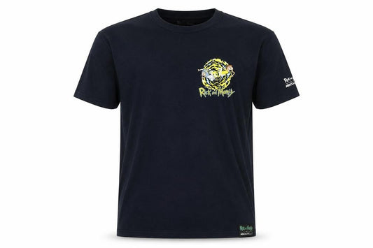 Absolute Cult Rick and Morty Black Cotton Men's L Graphic T-Shirt
