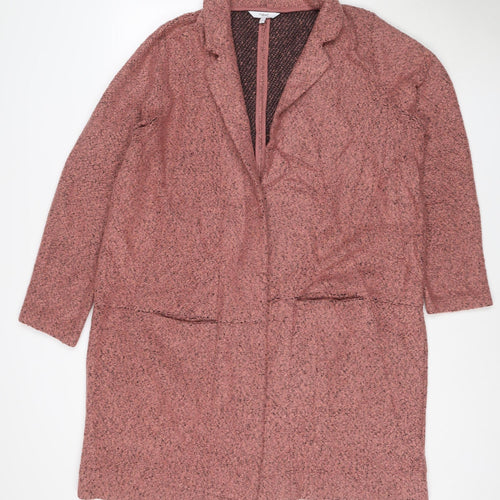 Next Women’s Pink Knit Coatigan Size 20 Regular Mid-Length