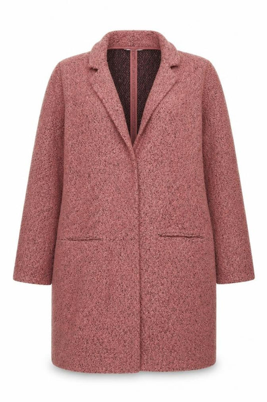 Next Women’s Pink Knit Coatigan Size 20 Regular Mid-Length