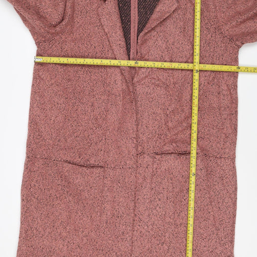 Next Women’s Pink Knit Coatigan Size 20 Regular Mid-Length