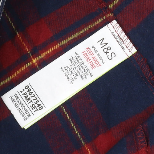 Marks and Spencer Boys Harry Potter Multicoloured Check Pyjama Pants 2-3 Years