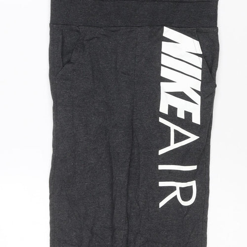 Nike Girls Black Air Sleeveless Jersey Jumpsuit 6-8 Years