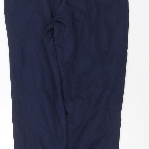 Nike Men's Blue L Track Pants Lightweight Woven Polyester Activewear