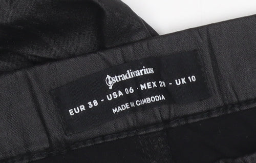 Stradivarius Womens Black Skinny Jeans Size 10 Slim Fit