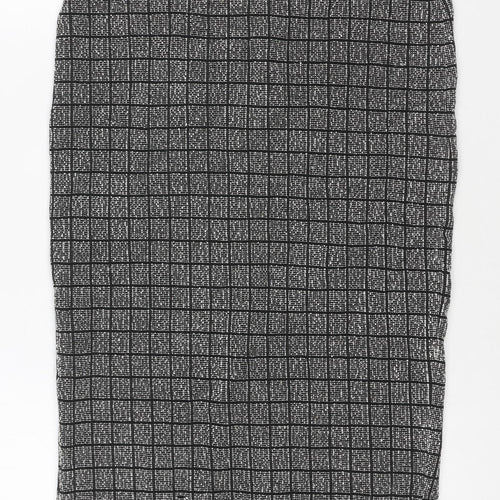 Cara & Co London Women's Black Check Sheath Dress Size 10