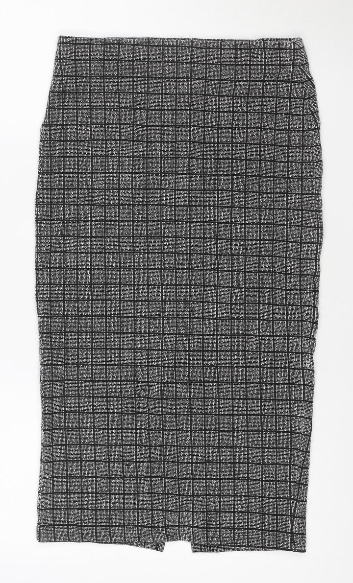 Cara & Co London Women's Black Check Sheath Dress Size 10
