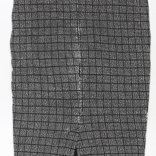 Cara & Co London Women's Black Check Sheath Dress Size 10