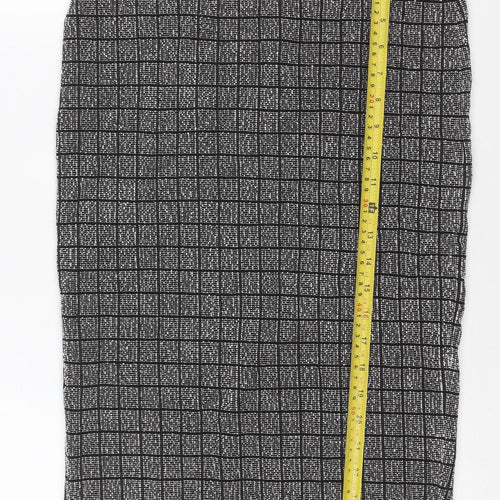 Cara & Co London Women's Black Check Sheath Dress Size 10