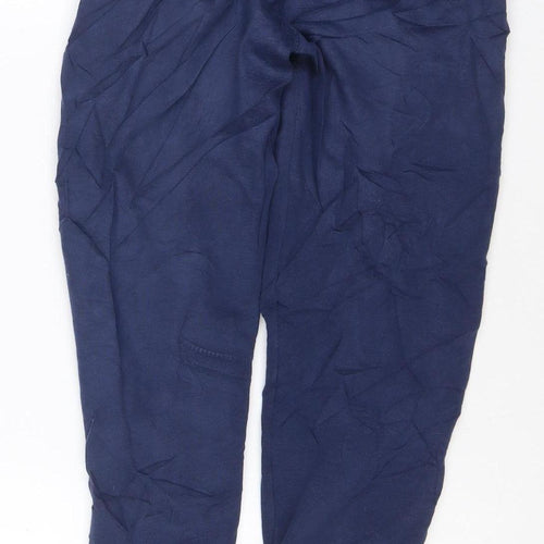Nike Boys Blue Jogger Sweatpants Small 128-137cm Cotton Blend Activewear