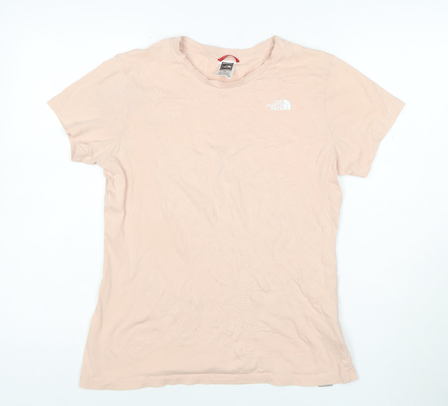 The North Face Womens Beige Cotton Short Sleeve T-Shirt M