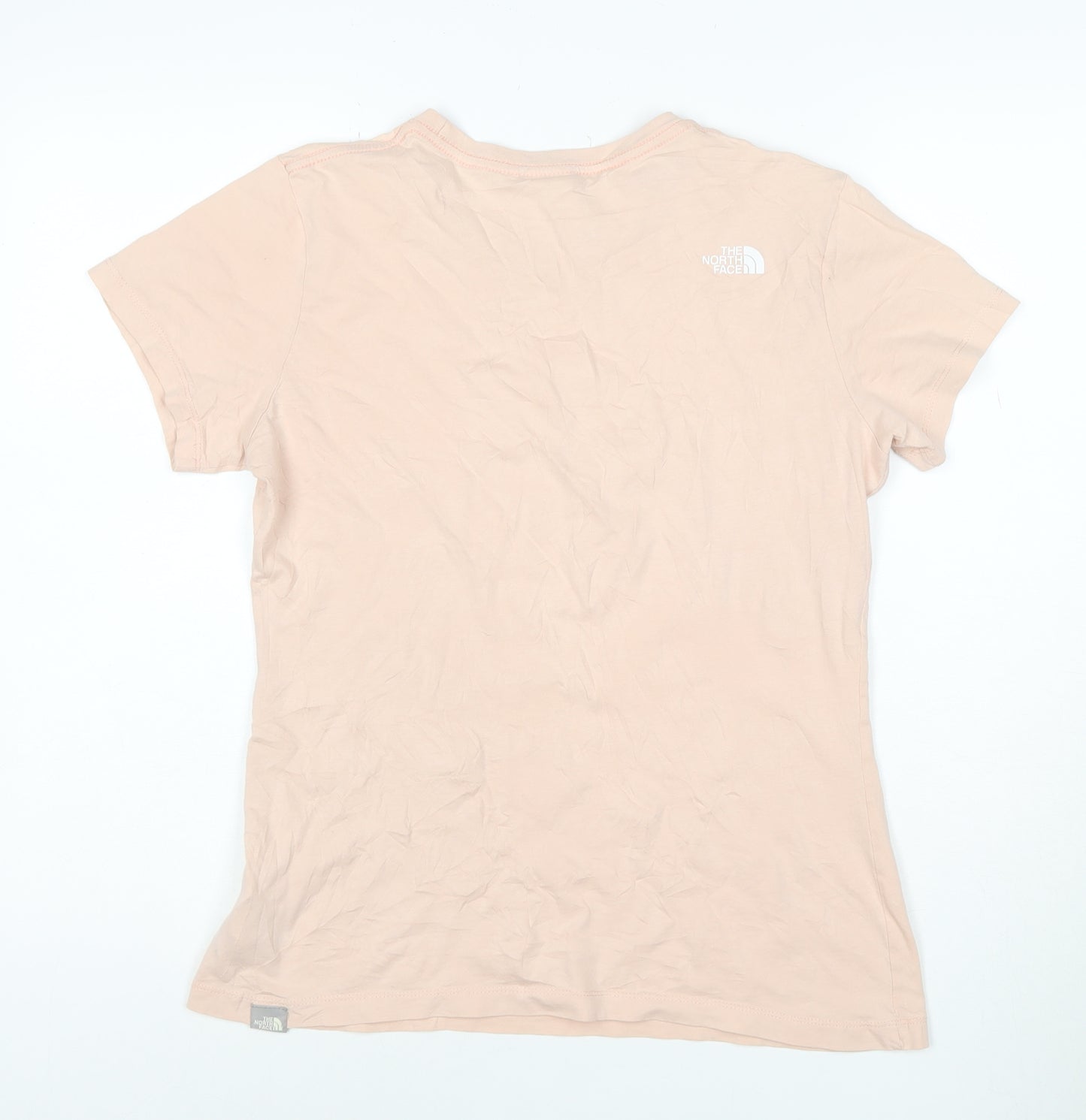 The North Face Womens Beige Cotton Short Sleeve T-Shirt M