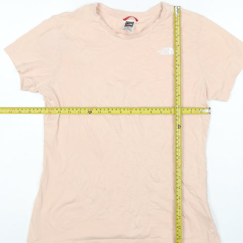 The North Face Womens Beige Cotton Short Sleeve T-Shirt M