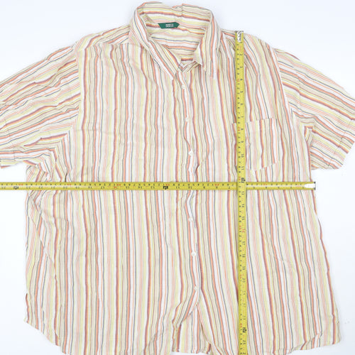 Marks and Spencer Women’s Multicoloured Striped Button-Up Shirt Size 22