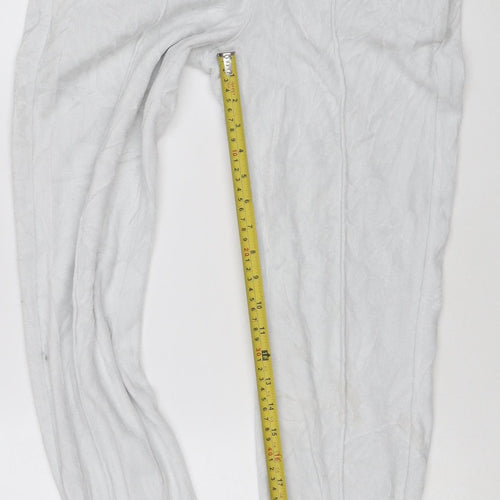 DKNY Sport Womens White Jogger Sweatpants Size S Cotton Blend