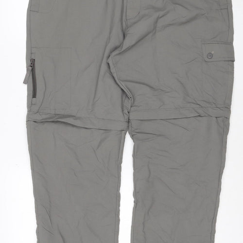 Peter Storm Men's Grey Cargo Trousers 34R Nylon Lightweight Outdoor