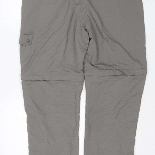 Peter Storm Men's Grey Cargo Trousers 34R Nylon Lightweight Outdoor