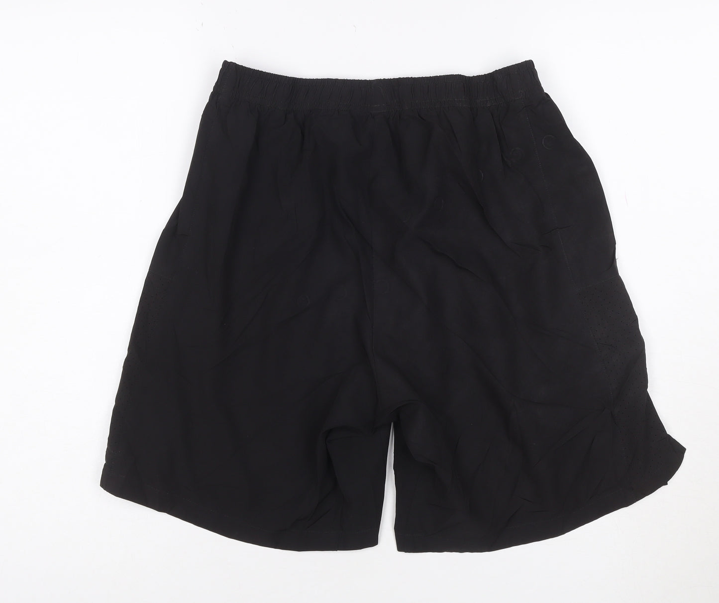 Montirex Mens Black Athletic Shorts M Lightweight Quick Dry