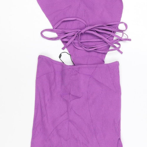 PrettyLittleThing Women’s Purple Bodycon Mini Dress Size S