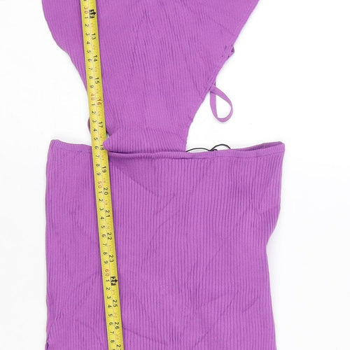 PrettyLittleThing Women’s Purple Bodycon Mini Dress Size S