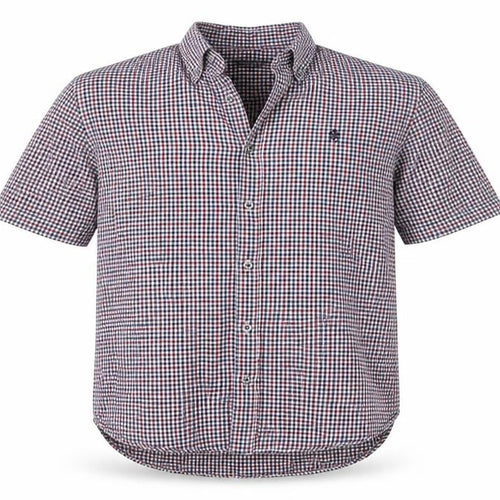 French Connection Men’s Multicoloured Check Button-Up Cotton Shirt XL