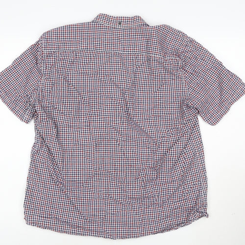 French Connection Men’s Multicoloured Check Button-Up Cotton Shirt XL