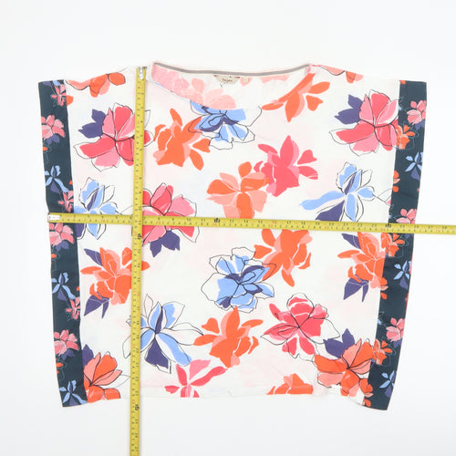 Salsa Women Multicoloured Floral Tunic Blouse Size L Cotton Modal