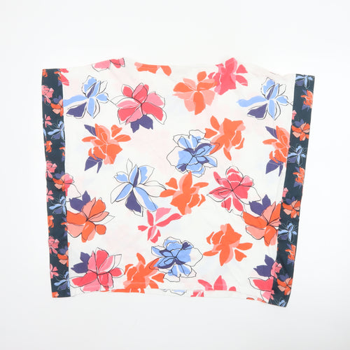 Salsa Women Multicoloured Floral Tunic Blouse Size L Cotton Modal
