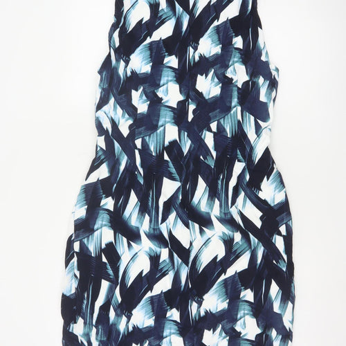 Phase Eight Women's Multicoloured Size 16 V-Neck Bodycon Dress